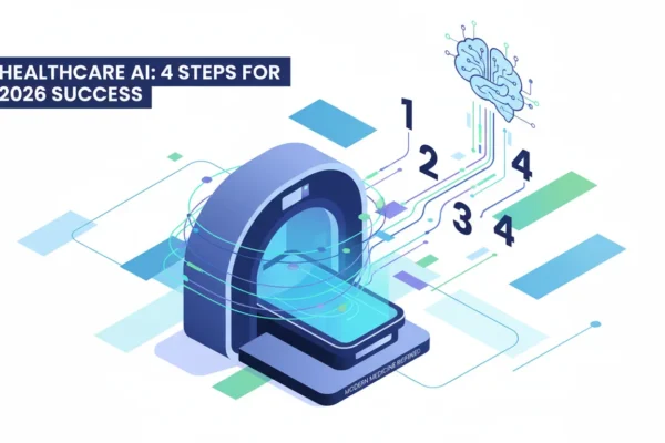 Healthcare AI: 4 Steps for 2026 Success